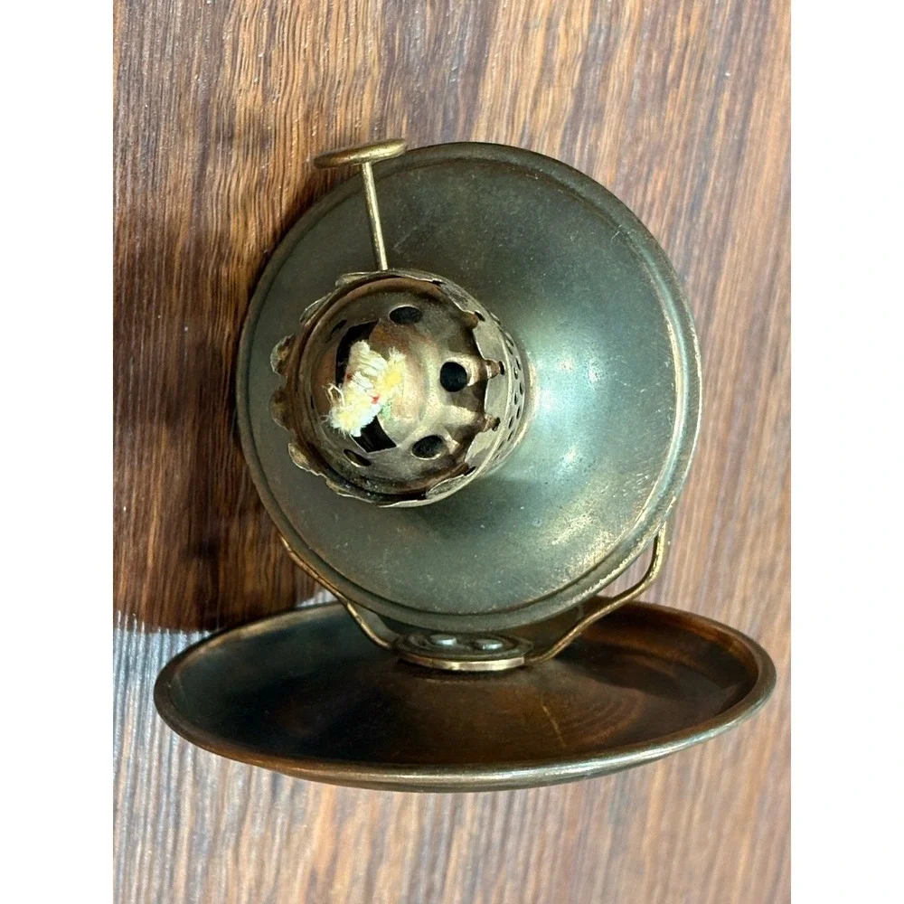 Vintage Stellar Kerosene Oil Copper Wick Lamp Walking Light Hong Kong 2Set READ!